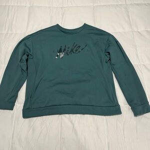 Nike Men's Teal Crewneck Sweater